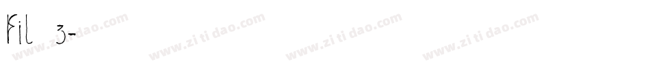 Fil 3字体转换